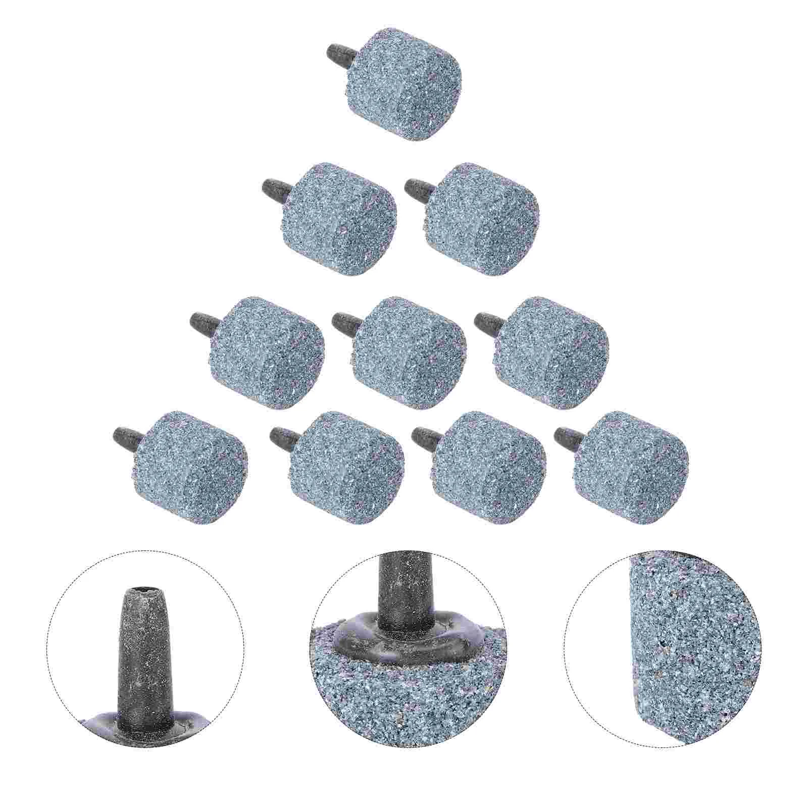 

10 Pcs Air Stone Oxygen Diffuser for Fish Tank Pond Hydroponic Aquarium Stones Bowl Premium Material Service