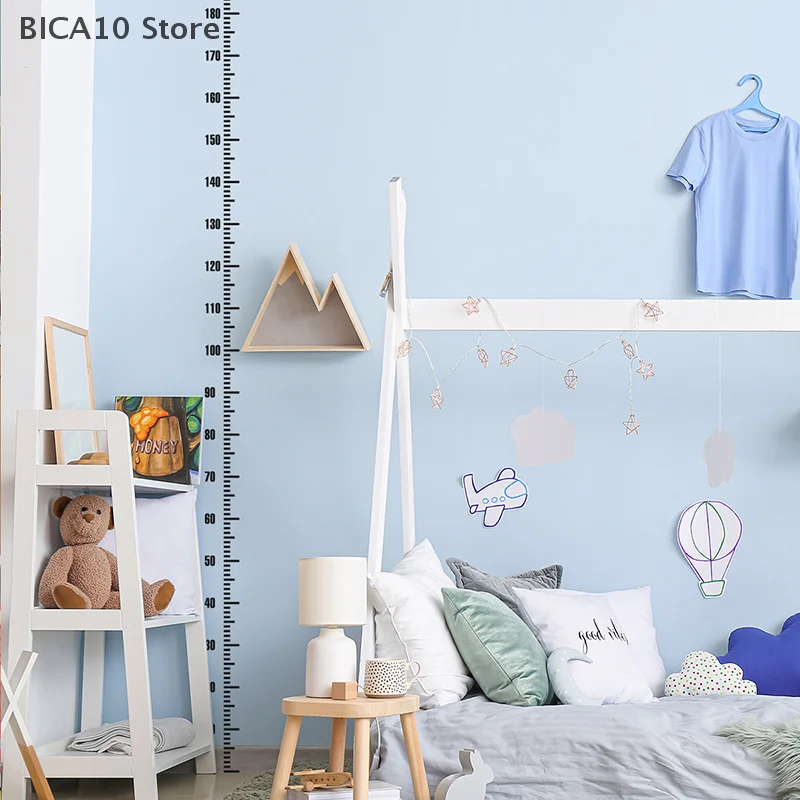 Cartoon Height Scale Wall Sticker Creative Measure Height Children Ruler Grow Up Chart Wall Self-Adhesive Decals Room Decoration