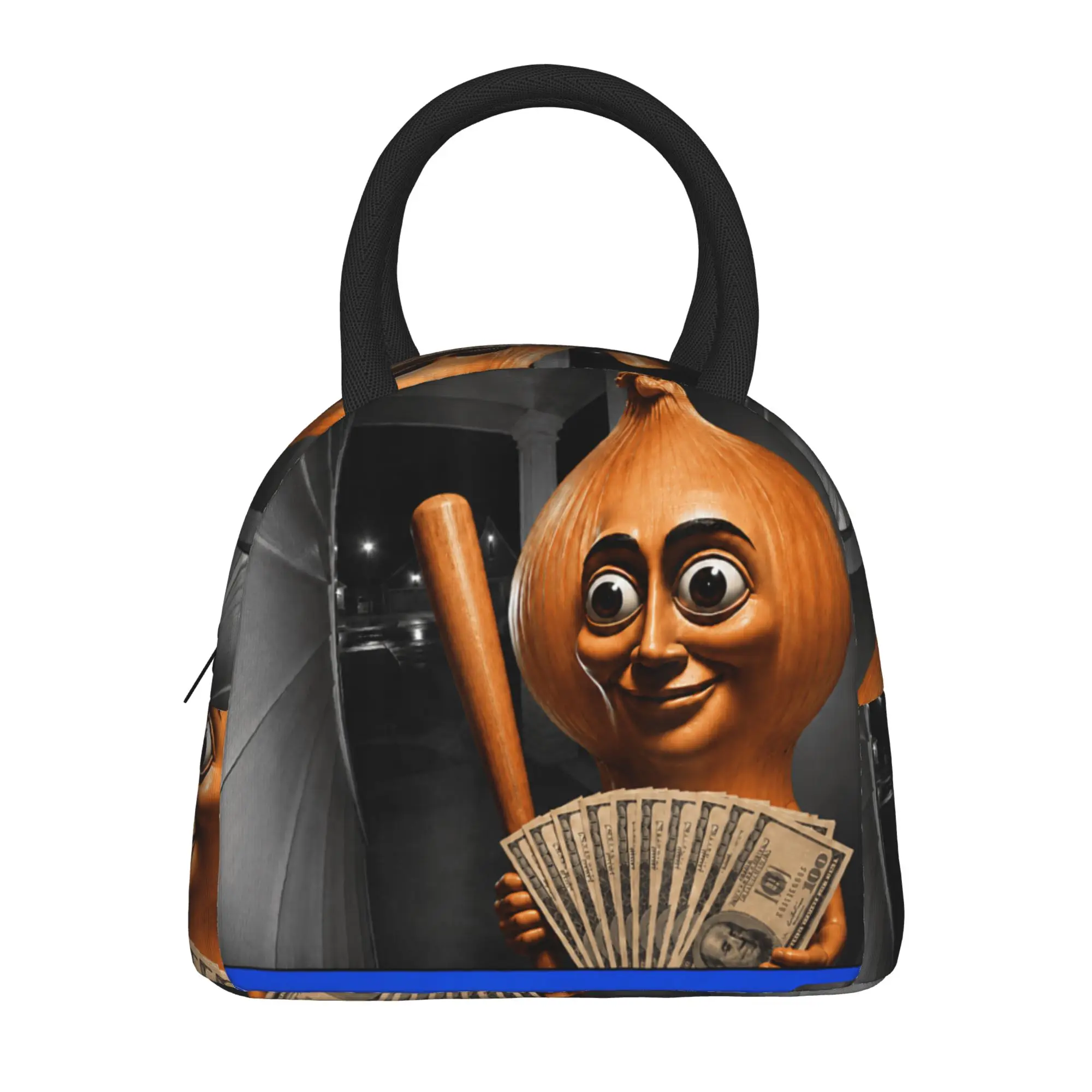There is Motion at Your Front Door Onion Tung Sahur Lunch Bag Lunch Box Travel Portable Insulated Tote Food Bags For Child