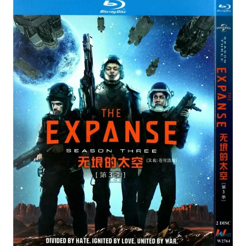 American science fiction action TV series The Boundless Space Seasons 1 through 5 high definition 1080p Blu-ray 10-disc set