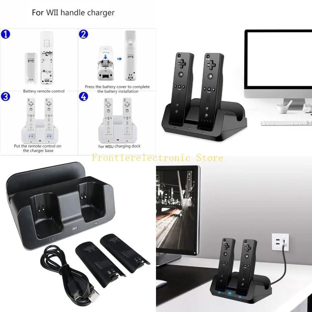 

Зарядная станция G8DB, док-станция для зарядного устройства для пульта дистанционного управления U, игровая ручка