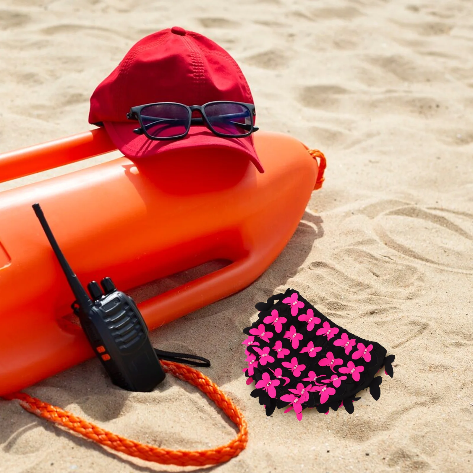 

Stylish 3D Butterfly Swim Cap for Women Waterproof Ear Cover Long Hair Comfortable Fit Versatile Use Women Cap