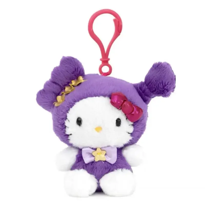 Original Sanrio Hello Kitty 12 constelaciones serie muñeco de peluche bolso colgante llavero decorativo Anime juguetes para niños regalo