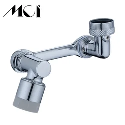 MCI ramię robota kran Adapter opryskiwacz 1080 ° krotnie elastyczna głowica prysznicowa dyfuzor uniwersalny bateria do łazienki kuchnia Accessorie
