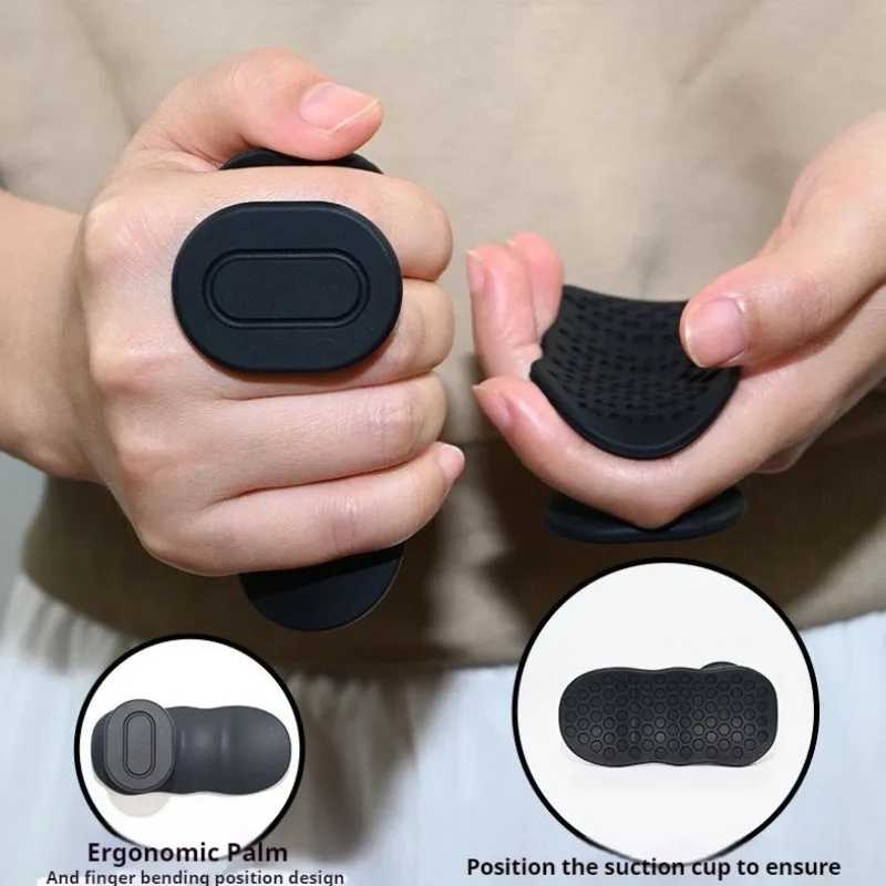 2-teiliger Silikon-Fingergymnastikgriff, Fitness, rutschfest, Krafttrainer für Fitnessstudio, Zug- und Cross-Training mit Griffschutz