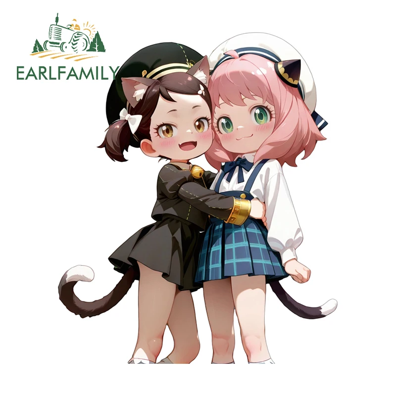 

EARLFAMILY Friend DIY Anime Stickers Funny Fashion Car Wiper Luggage Decal Vinyl Suitable For Auto Camper RV Custom Printing