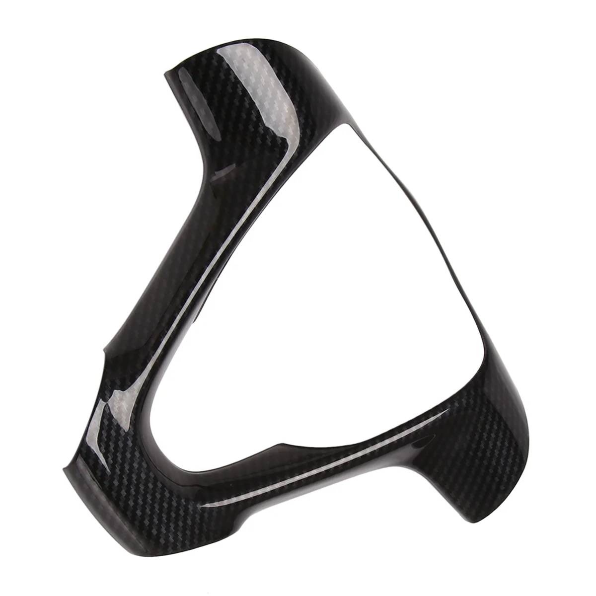 Carbon Fiber Car Steering Wheel Frame Decorative Sticker Accessories for Mercedes Benz Smart Fortwo 451 2009-2014 view 6