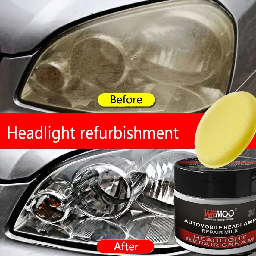 Headlight Restoration Kit Headlight Polish Car Light Repair Cleaner Kit Auto Renovation Liquid Repair Maintenance