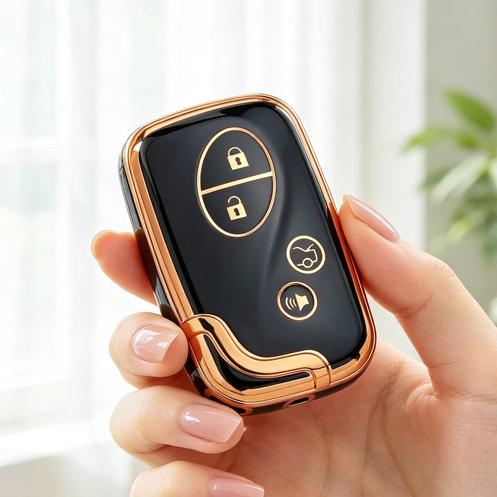 4 Buttons Smart TPU Remote Key Fob Case for Lexus GS430 ES350 GS350 LX570 IS350 RX350 IS250 Keyless Car Key Shell