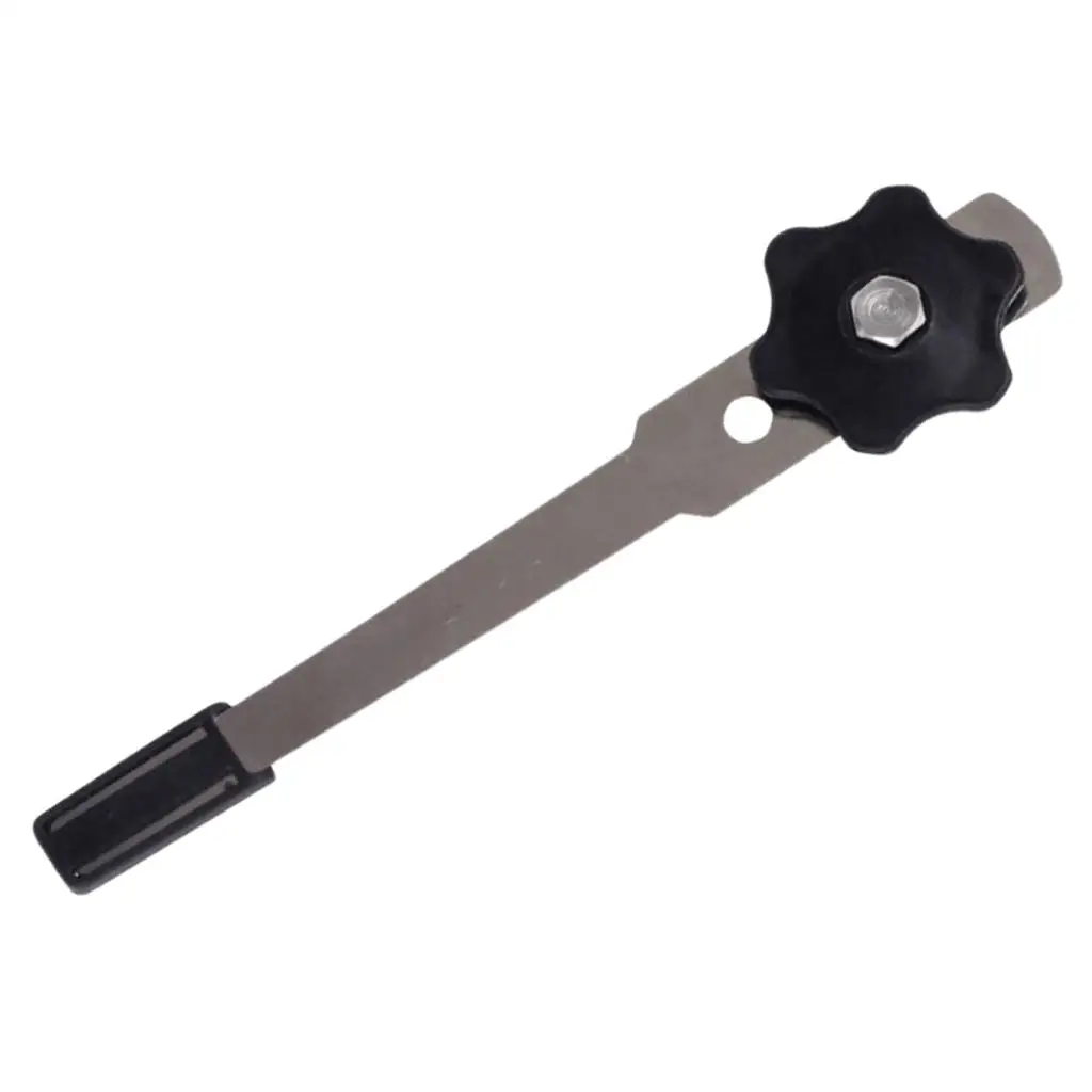 Stainless Steel Archery Bow Adjustable Clicker Draw Length Measure Archery Tool for Recurve Bow Hunting