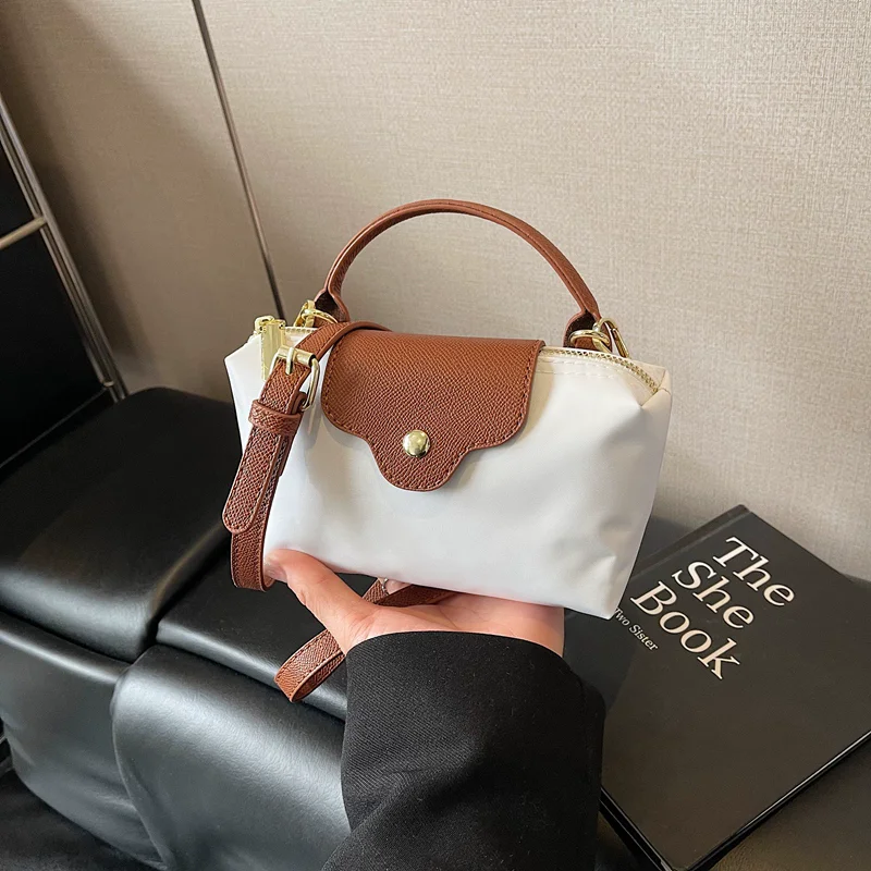 

New Nylon Women's Bag Luxury Brand Design Mini Dumpling Bags Versatile Hobos Bags Trendy Single Phone Shoulder Crossbody Bag