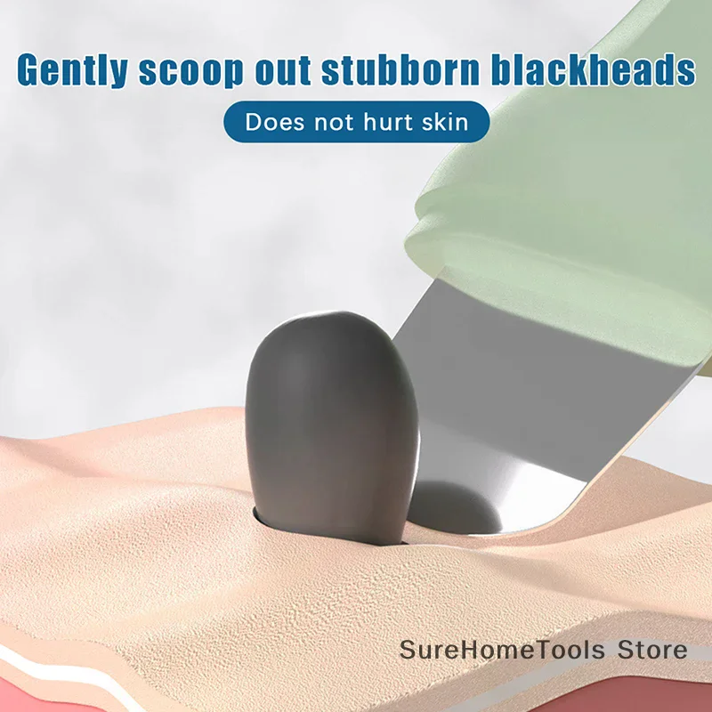 Gesichts Mitesser Entfernung Werkzeug Licht Dünne Gesicht Schaber Für Tiefen Reinigung Gesicht Spachtel Nase Whitehead Reiniger Hautpflege Schönheit Zu