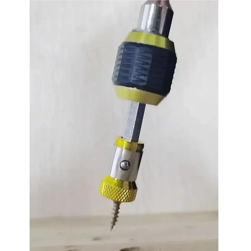 PH2 Cross Double Head Screwdriver Bit Yellow Magnetic Ring Multifunctional Drill Chuck 1/4 Hex Shank Quick Connector Power Tool