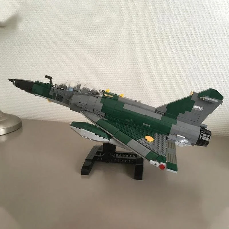 1144 قطعة MOC داسو ميراج N الخالق مصمم نموذج ألعاب البناء كتل تجميع الإبداعية هدية الكريسماس التعليم الطوب الاطفال