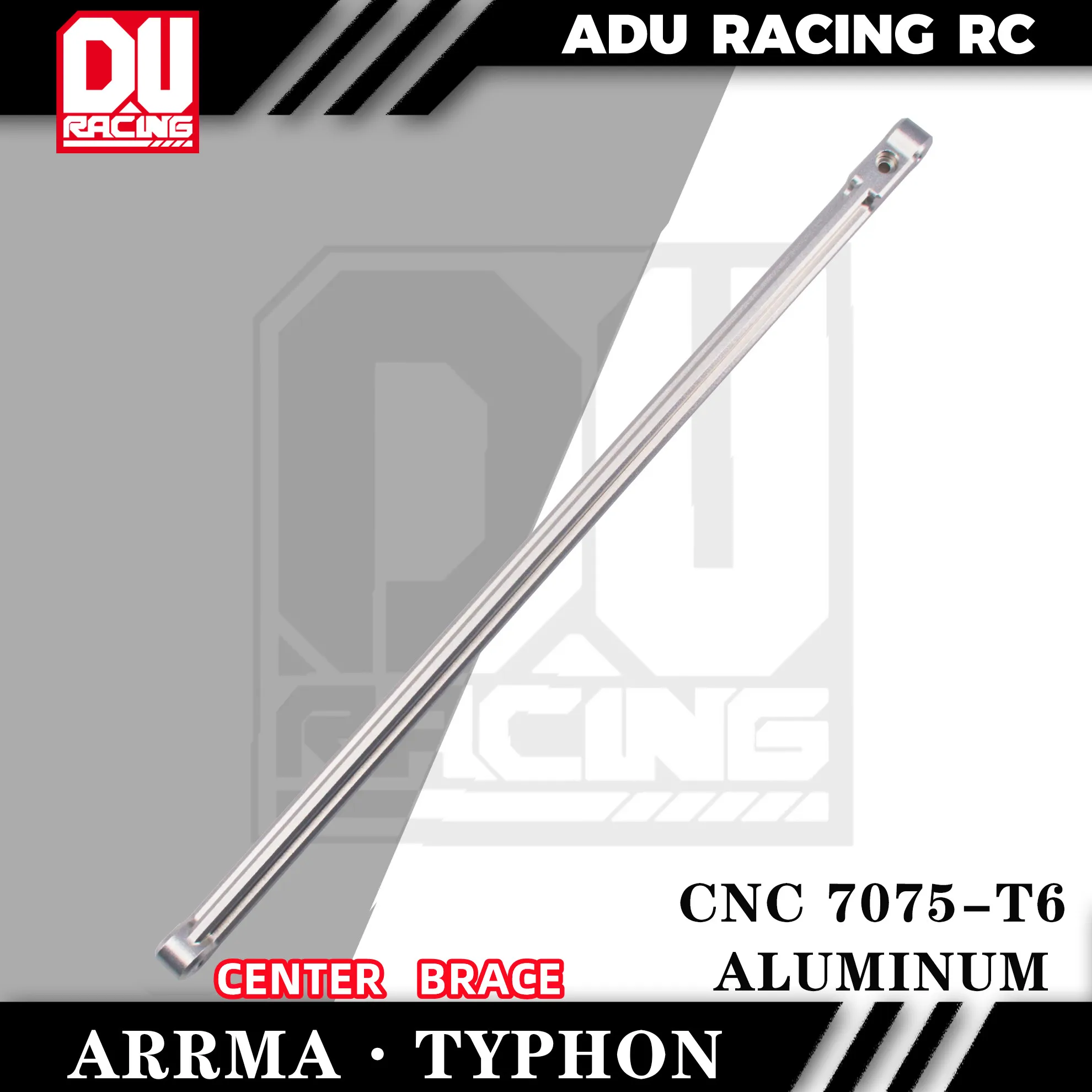 ADU Racing  CENTER   BRACE CNC 7075-T6 ALUMINUM FOR ARRMA 6S TYPHON OUTCAST  NOTORIOUS