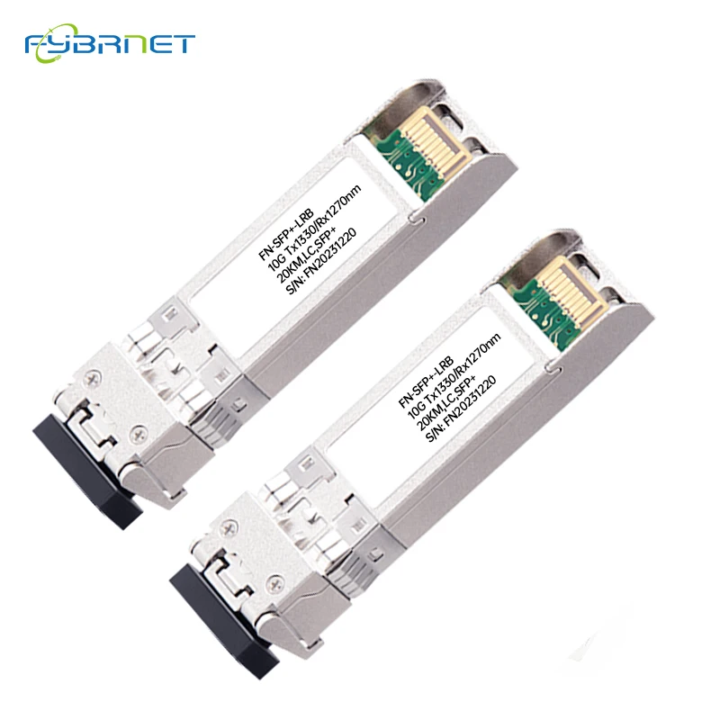 Imagem -04 - Módulo de Fibra Óptica Sfp Mais Simplex Monomodo Cisco Mikrotik Netgear 10g Bidi 20km 1270 1330nm 60km 80km 1490 1550nm