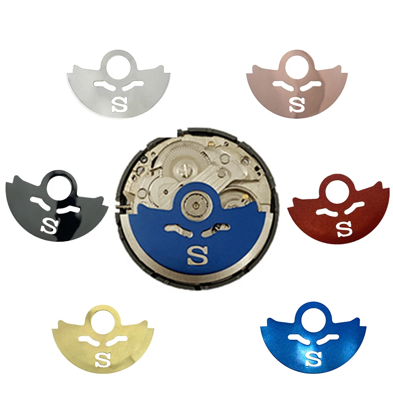 NH35 Movement Oscillating Rotors Automatic Hammer Rotor Metal Patch Sticker Fit for NH35 Watch Movement Watch Repair Accessories