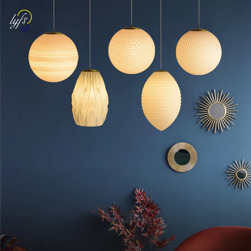 

Modern LED Pendant Lights Indoor Lighting Hanging Lamp Home Decoration Dining Tables Living Bedroom Study Stairs Hang Lamp