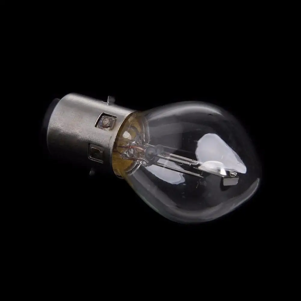 1/2/3pcs High Brightness LED Bulbs 12V 35/35W Halogen Headlight Singal Lamp Bulb Amber For Motorcycle ATV Moped Scooter BA20D
