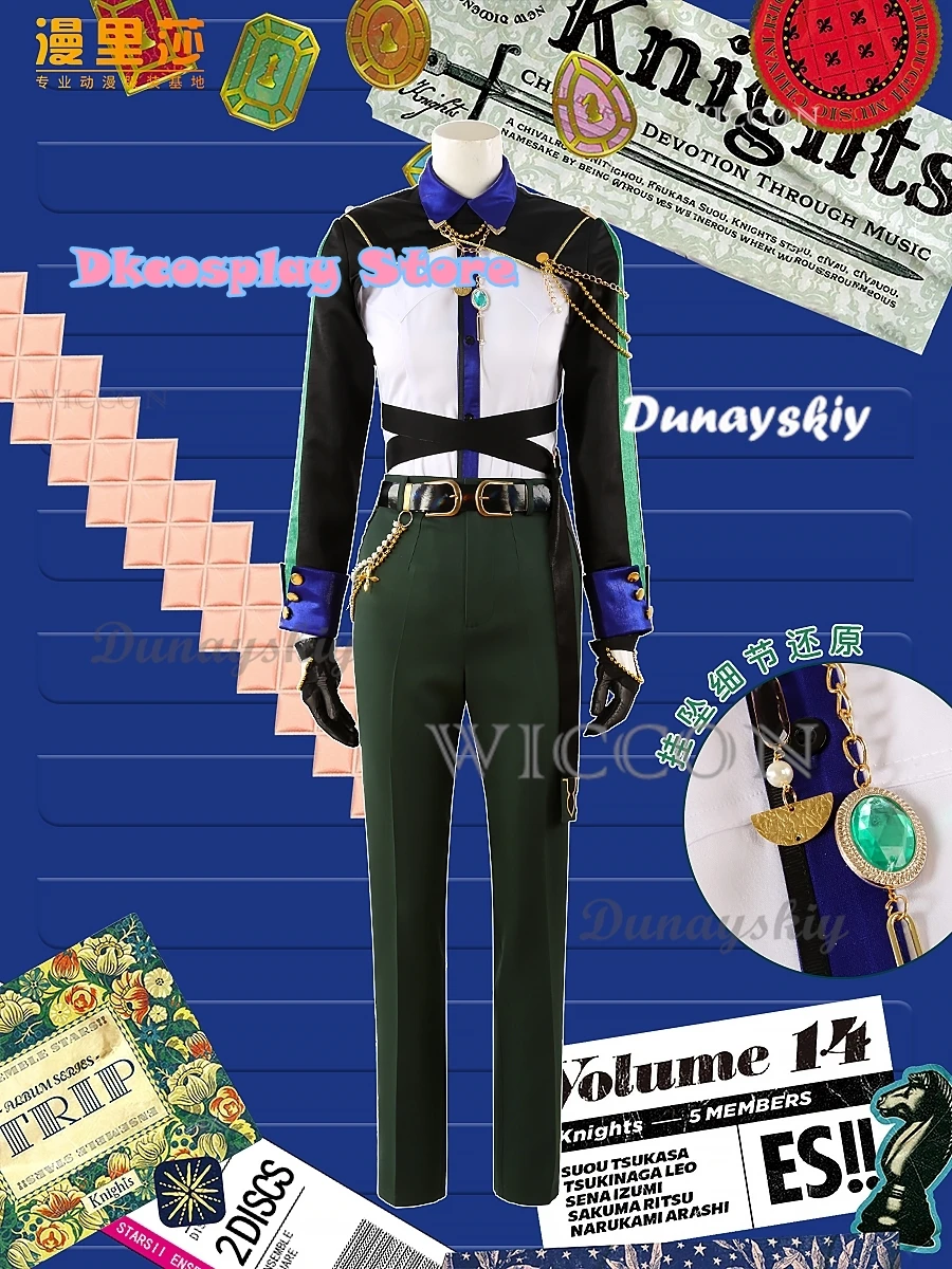 

Ensemble Stars Knights Trip New Album Sakuma Ritsu Cosplay Narukami Arashi Sena Izumi Tsukinaga Leo Suou Tsukasa Game Suit