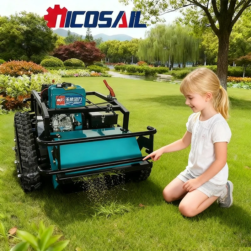 

Новая самоходная гусеничная газонокосилка, автоматическая газонокосилка, садовая газонокосилка с дистанционным управлением