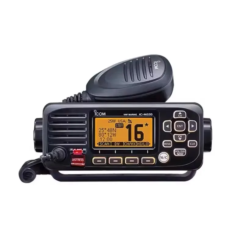 IC-M220 Maritime navigation communication radio base station IPX7 water proof CCS VHF radio telephone transceiver