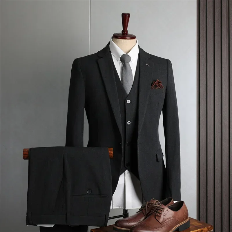 (19) Custom Men's Large Size Suits for All Seasons Casual Business Suits