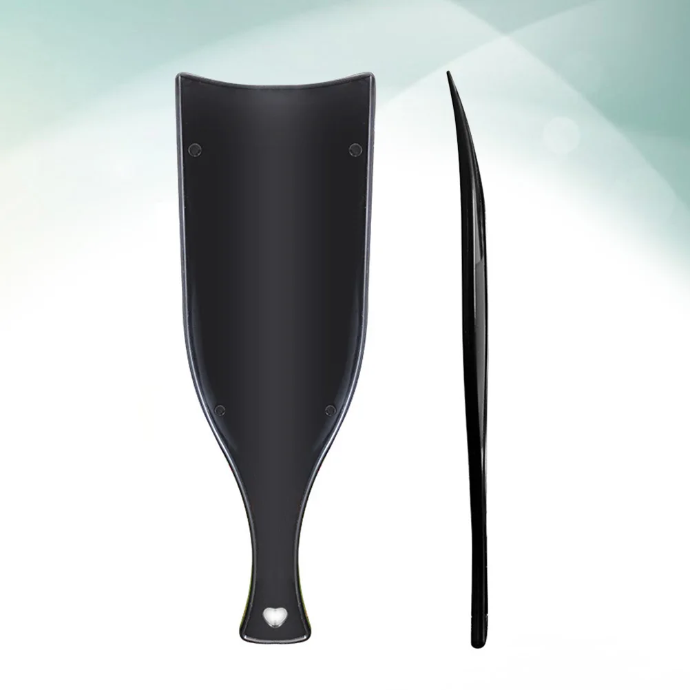 

2pcs Hair Coloring Board Dyeing Tool Salon Hairdressing Smooth Sides Long Handle Prevents Damage Easy Clean Home Professional