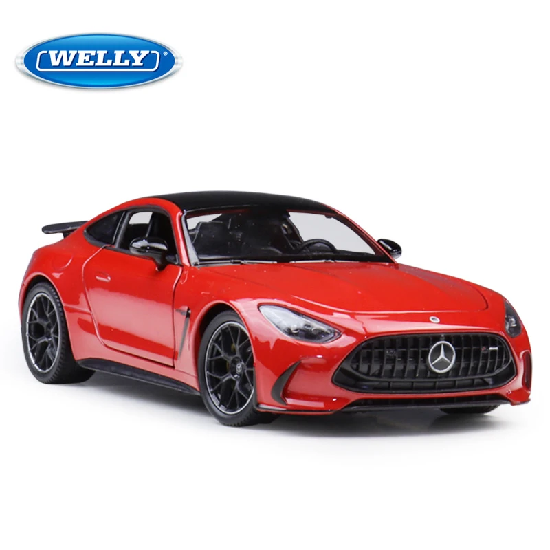

WELLY 1:24 Scale DieCast Model Car Mercedes-AMG GT 63 Collectible Display Gift