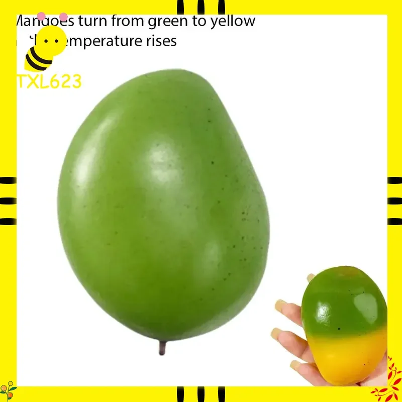 

Арахисовая игрушка-антистресс Squishy со вкусом клубники и манго, медленно восстанавливающая форму, из TPR, для взрослых, сенсорная, ASMR