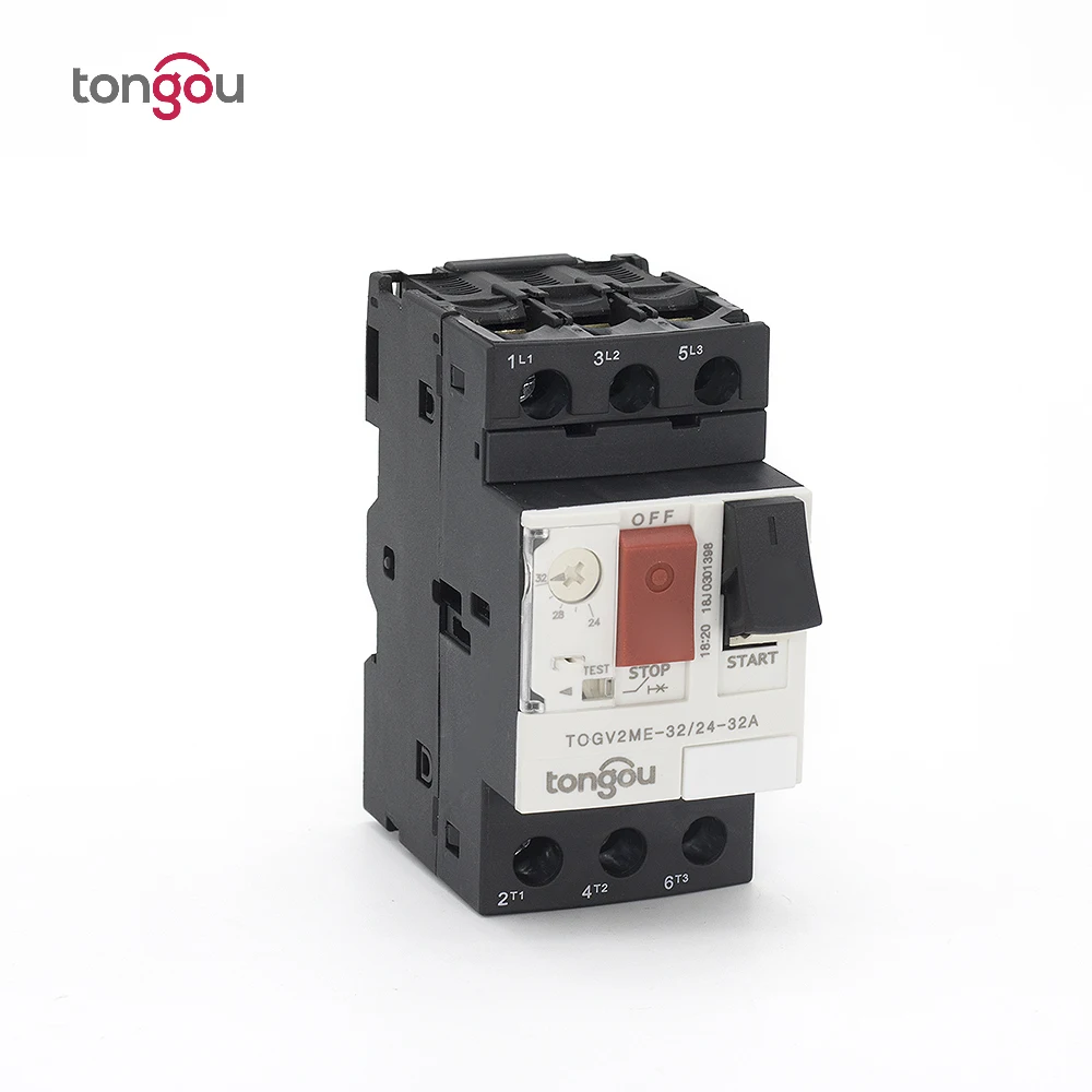 Motor Starter GV2ME Series Motor Protector Circuit Breaker Push Button 3P Thermal Magnetic Type Motor Breaker MPCB