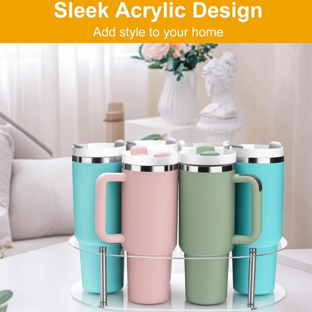 

Органайзер-подставка для стаканов и бутылок, 6-слотовая подставка для хранения, винная полка для чашек и напитков, для кухонной столешницы и дома