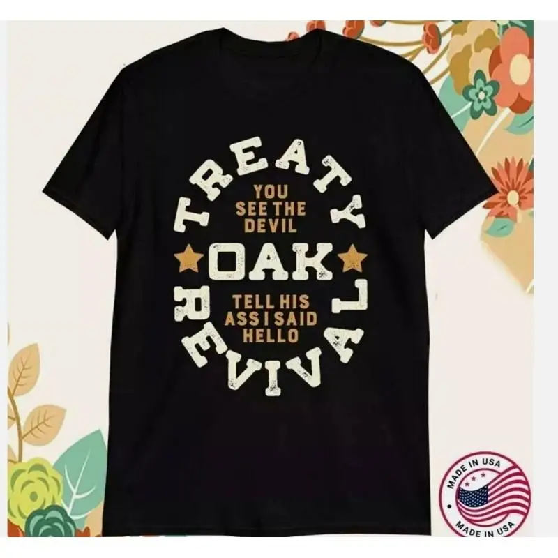 Vtg Treaty Oak Revival Black Heavy Size S 3XL T Shirt