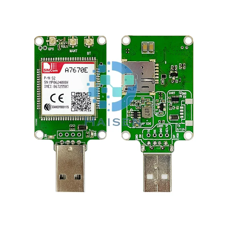 HAISEN SIMCOM A7670E USB Dongle A7670E-Dongle A7670E Core Board LTE LTE CAT1+2G+GPS A7670