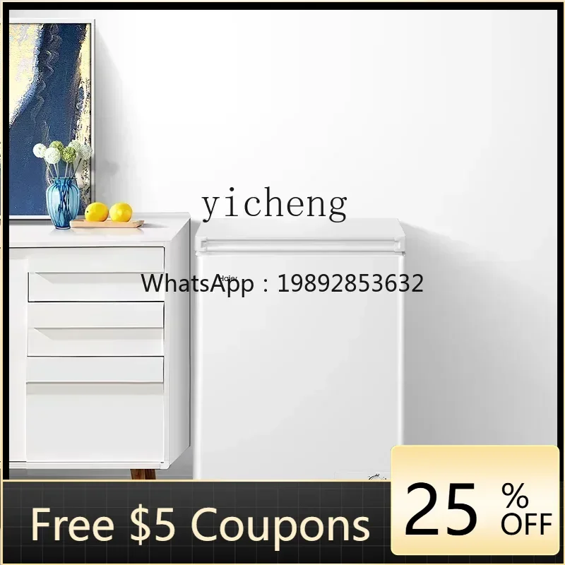 100L freezer commercial small household refrigerator first-class energy efficiency refrigeration single temperature frost