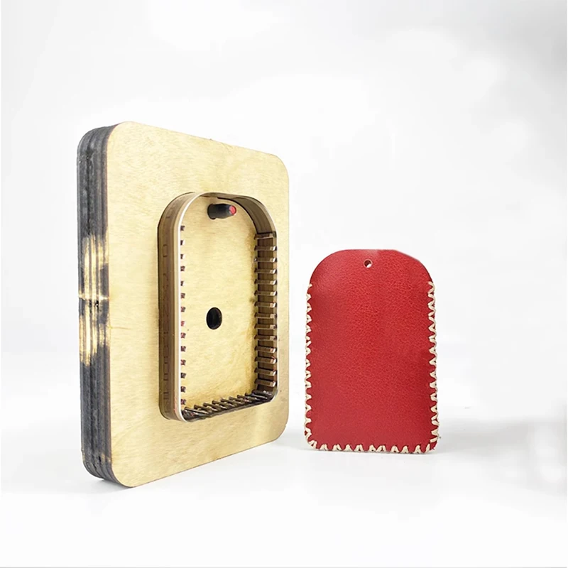 Handmade Card Holder Knife Mould, Leather Cutting Tool, Steel Mould with Blade, DIY Case, Card Bag, Customized Design