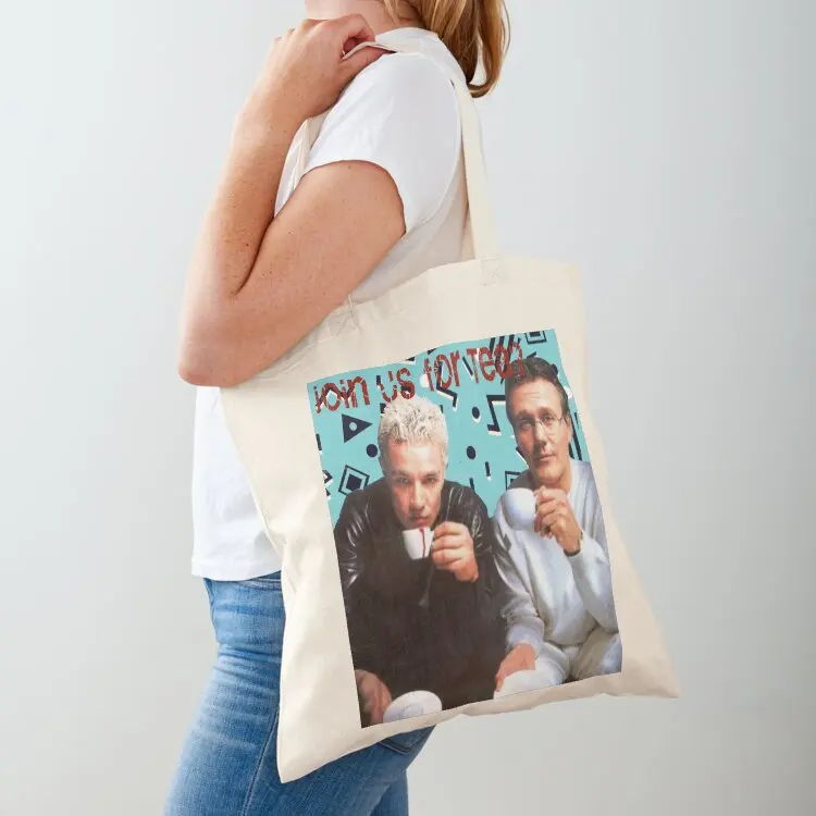 

Giles and Spike Tea Party Tote Bag free delivery bags custom tote bag Canvas bag for women Candy bags