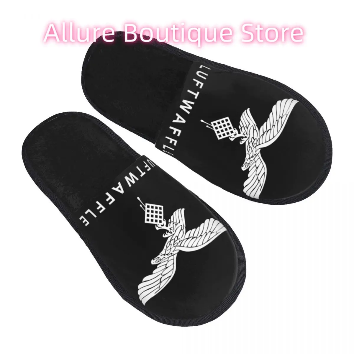 

Винтажные белые домашние тапочки Люфтваффе, женские мягкие тапочки из пены с эффектом памяти, немецкие ВВС, Германия, Франция, без шнуровки, спа-тапочки