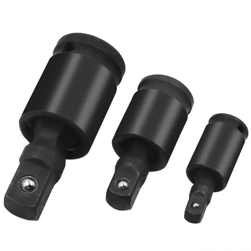 

A2BE 1/2 3/8 1/4 Joint Air Impact Wobble Socket Adapter Hand Tool