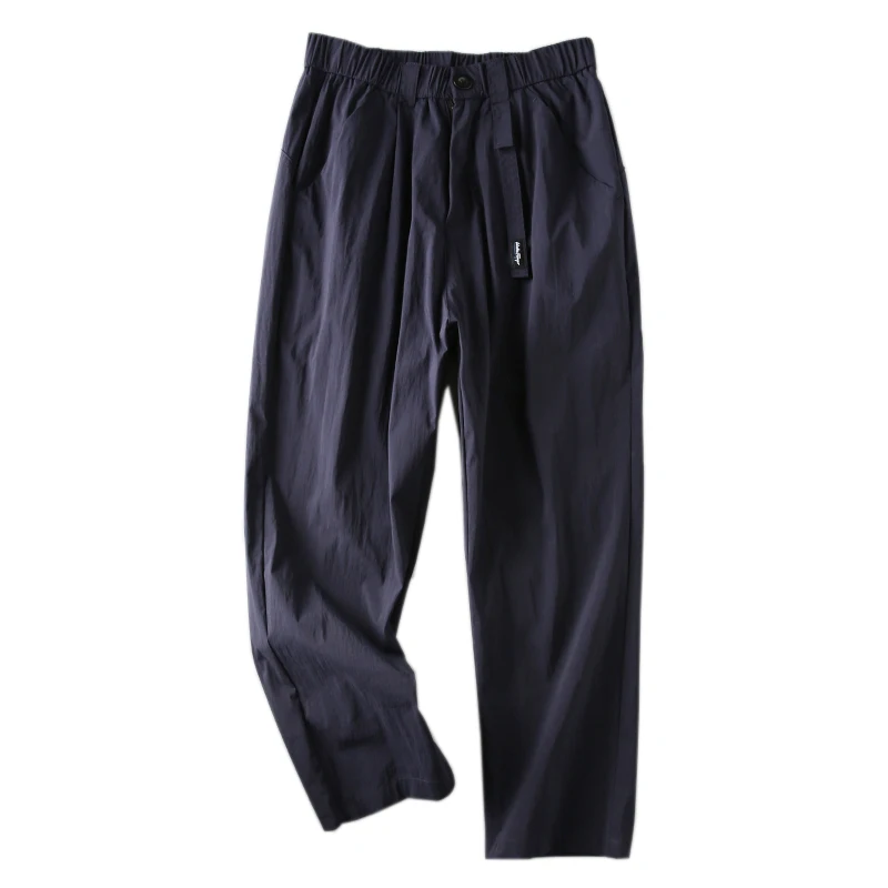 

Men's Faionable Lightweight Breathable Casual Pants Nine Points Pants Spring Summer New Sle Versatile Slim Fit Long Pants