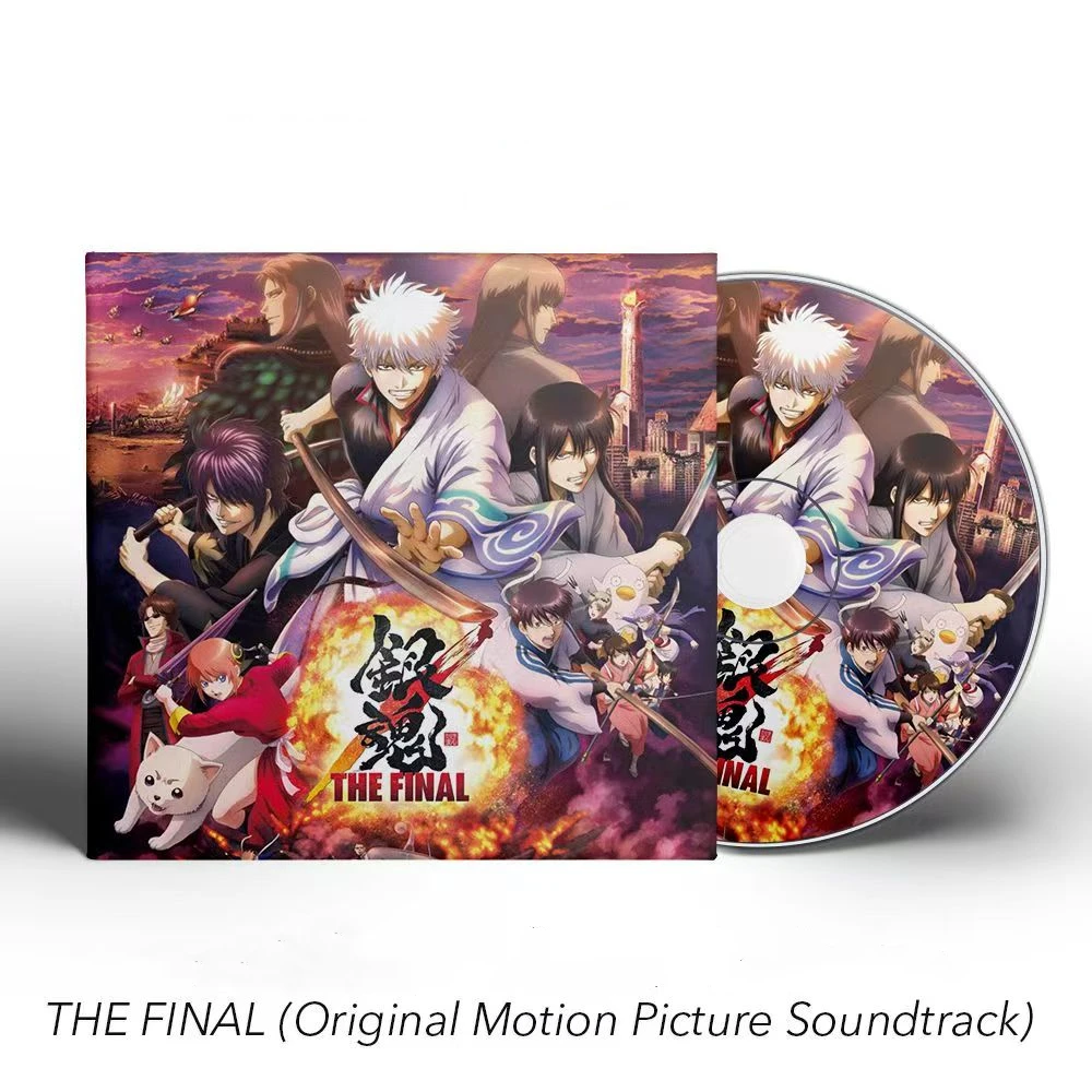 Anime GINTAMA THE FINAL Audio Highs Music CD Greatest Hits Album Compact Disc Cosplay Music Record Walkman Car Soundtracks Box