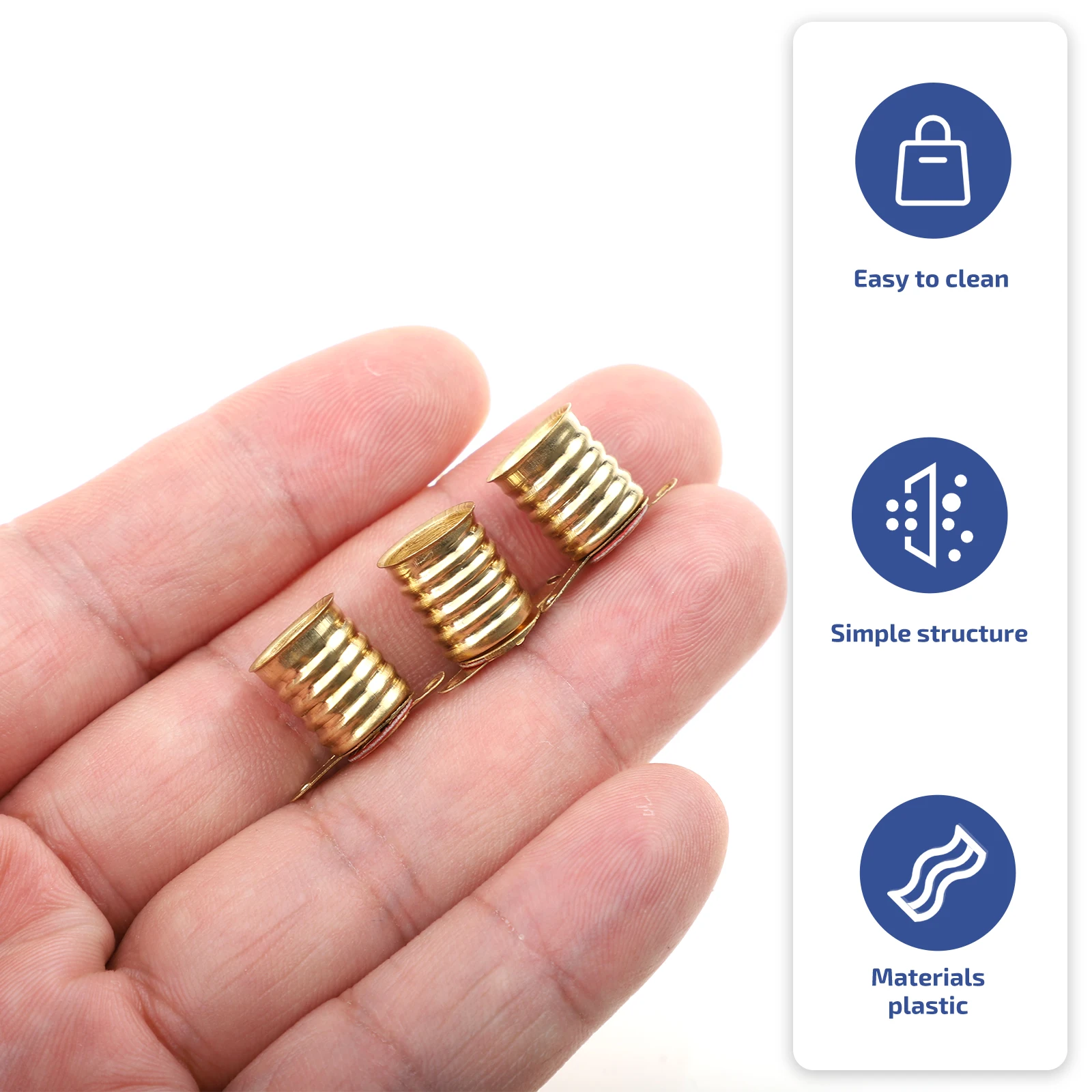 

25Pcs Base Mini Bulbs Socket Mini Bulbs Bronze Material For School Experiment Electrical Test Accessories