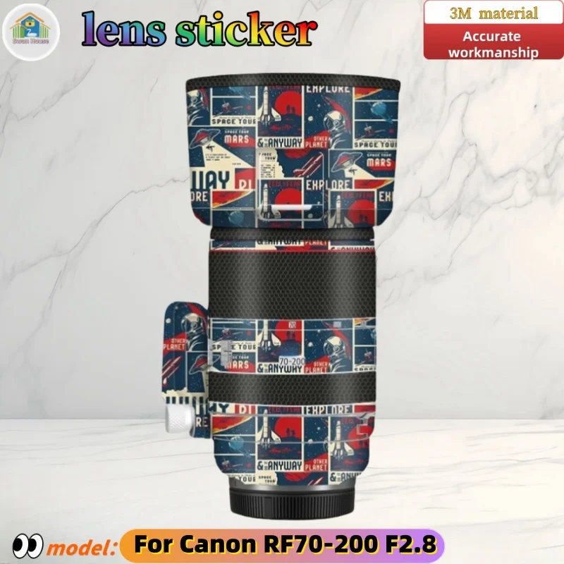 

RF70200F2.8 For Canon RF70-200 F2.8 Camera lens sticker, DIY skin, Precision tailoring wear-resistant protective film