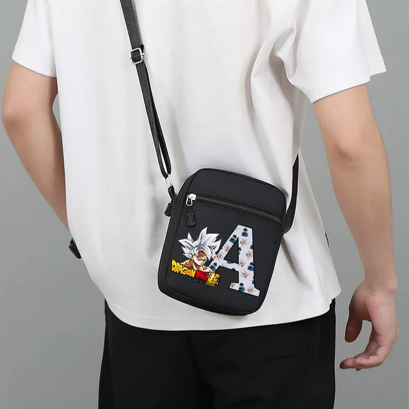 Dragon Ball Super Goku Cartoon Brief Schoudertas voor Mannen Anime Crossbody Tassen Bosy Meisjes Canvas Vierkant Vrouwen Reizen Sport Cadeau