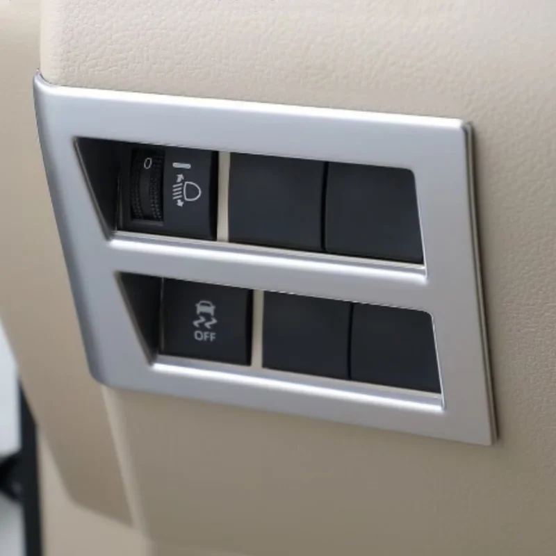 For Toyota Land Cruiser 300 2023-2024 Main Driving Below Adjustment Panel Decoration Sticker LC300 Interior Accessories Tuning