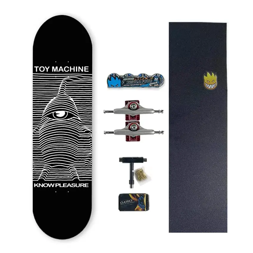 Toymachine  Skateboards Complete Set Canada Double Rocker Maple Deck Pro 7.75 8.0 8.25 8.3 8.5 Inch Size  Skate More Color