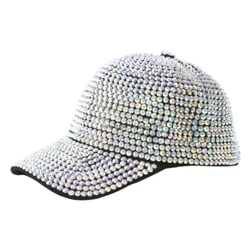 

Eye-Catching Sequined Baseball Hat for Men Women Stylish Headwear Photo Props