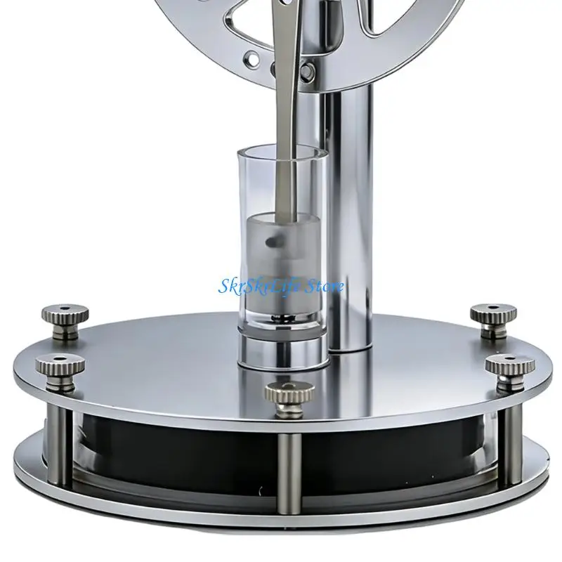 E65E Educational Alloy Stirling Engine Model Visual Thermodynamics Low Temperature Difference Demonstrator for Science Labs