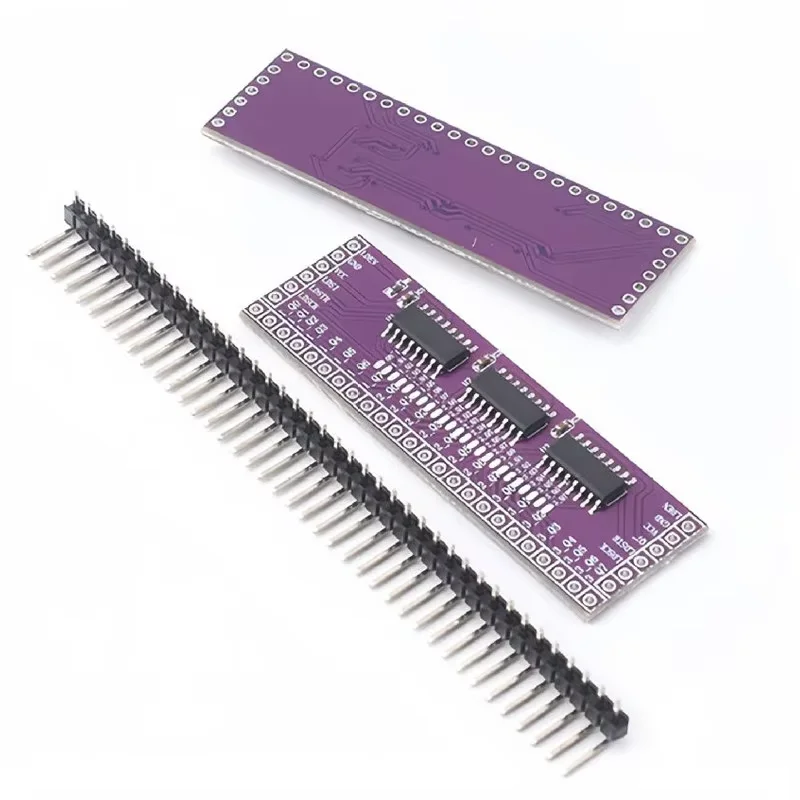 74HC595 module 24 bit serial input and parallel output shift register can cascade dot matrix screen digital tube driver board