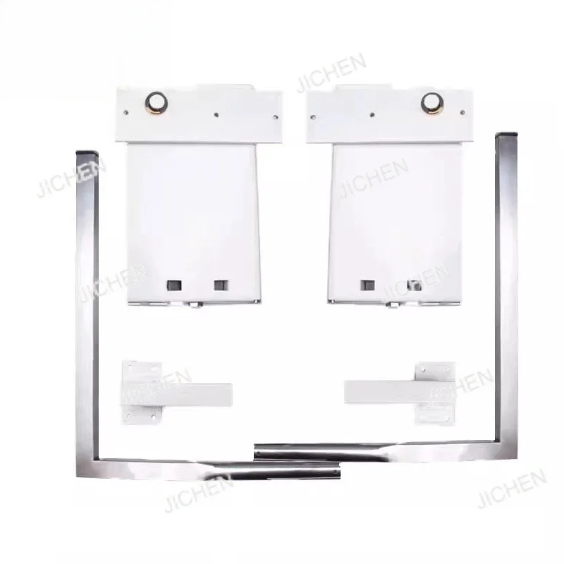 JC1Set Kit de herrajes para cama DIY con elevación lateral, caja de elevación de 5 resortes y 2 vueltas para patas plegables